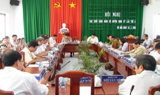 Hội nghị Ban chấp hành Đảng bộ huyện Gò Dầu định kỳ lần thứ 4