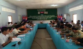 Giao ban đối ngoại định kỳ giữa huyện Châu Thành với các huyện giáp biên