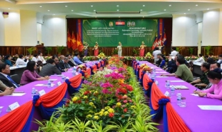 Chủ tịch UBND tỉnh thăm, chúc Tết cổ truyền tỉnh Kampong Cham