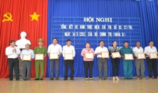 Huyện Châu Thành tổng kết 5 năm thực hiện Chỉ thị 03 của Bộ Chính trị