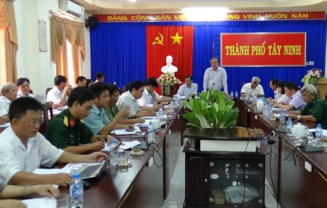 UBBC Tây Ninh: Giám sát công tác chuẩn bị bầu cử ở thành phố Tây Ninh