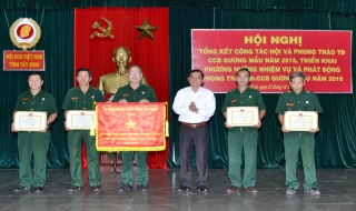 Lãnh đạo, chỉ đạo tổ chức thành công Đại hội Hội Cựu chiến binh các cấp trong tỉnh