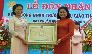 Châu Thành: Trường Mẫu giáo Thanh Điền đạt chuẩn quốc gia