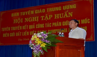 Đẩy mạnh công tác tuyên truyền về phân giới, cắm mốc biên giới đất liền Việt Nam-Campuchia