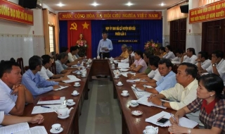 UBBC huyện Bến Cầu, Gò Dầu tiến hành phiên họp kiểm tra công tác bầu cử