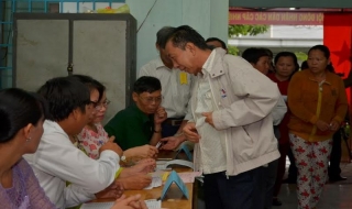 Toàn tỉnh Tây Ninh có 99,90% cử tri đi bầu