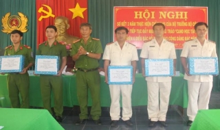 Phòng Cảnh sát cơ động: Sơ kết 3 năm thực hiện phong trào "CAND học tập, thực hiện 6 điều Bác Hồ dạy"