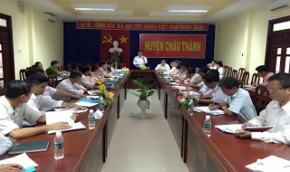 Châu Thành: Công bố kết quả bầu cử đại biểu HĐND huyện