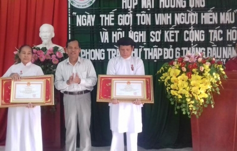 Thành phố Tây Ninh: Họp mặt hưởng ứng “Ngày thế giới tôn vinh người hiến máu”