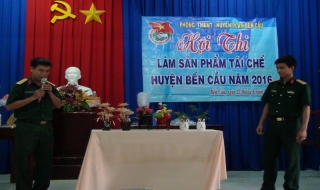Bến Cầu: Tổ chức hội thi làm sản phẩm tái chế