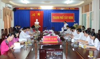 Kiểm tra công tác quản lý nhà nước về VSATTP tại TP. Tây Ninh và huyện Châu Thành