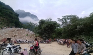 Lại sập mỏ đá tại Thanh Hóa, 2 người thương vong