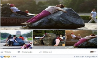 Các cụ bà Trung Quốc phơi mình trên đá nóng để... khỏe mạnh