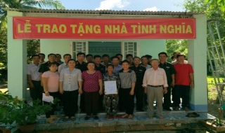 Quân khu 7: Trao tặng nhà tình nghĩa tại Châu Thành