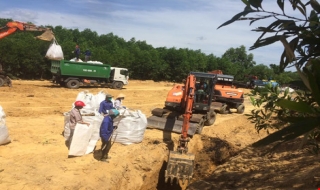 Toàn bộ rác thải Formosa đã được cất bốc khỏi trang trại