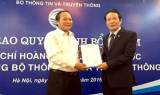 Tân Thứ trưởng Bộ TT&TT Hoàng Vĩnh Bảo nhận nhiệm vụ