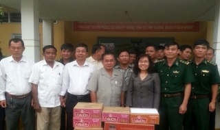 Châu Thành: Tăng cường công tác đối ngoại biên phòng