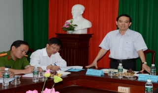 Bí thư Tỉnh ủy làm việc với lãnh đạo huyện Châu Thành