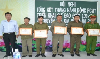 Châu Thành: Tổng kết Tháng hành động phòng chống ma túy năm 2016