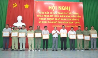 Huyện Dương Minh Châu: Tổng kết 10 năm công tác xây dựng, nhân rộng mô hình, điển hình tiên tiến trong phong trào “Toàn dân bảo vệ an ninh Tổ quốc”