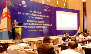 Học giả quốc tế thảo luận quy chế pháp lý của đảo, đá tại Biển Đông