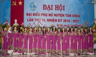 Tân Châu: Tiến hành Đại hội đại biểu phụ nữ huyện lần thứ VI, nhiệm kỳ 2016-2021
