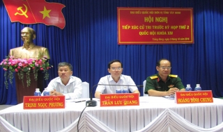 Đại biểu Quốc hội tiếp xúc cử tri các huyện Trảng Bàng, Gò Dầu