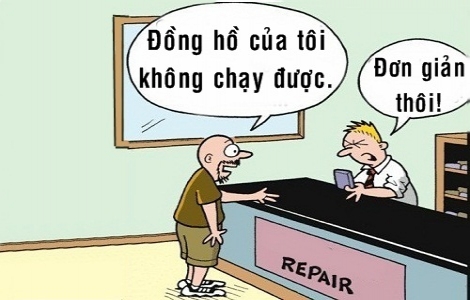 Chàng trai chịu thiệt hại vì thợ sửa đồng hồ quá siêu