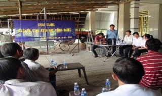 Bến Cầu: Khai giảng lớp chuyển giao khoa học công nghệ cho nông dân, lao động nông thôn