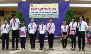 Châu Thành: Tổ chức Diễn đàn thiếu nhi năm học 2016-2017