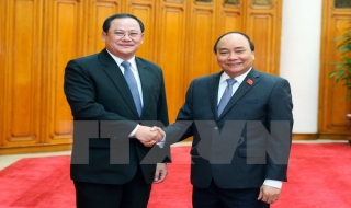 Thủ tướng Nguyễn Xuân Phúc tiếp Phó Thủ tướng Lào Sonsay Siphandone