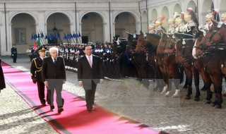 Chủ tịch nước Trần Đại Quang hội đàm với Tổng thống Italy