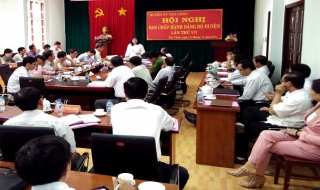 Tân Châu: Tổ chức hội nghị Ban Chấp hành Đảng bộ huyện lần thứ VII