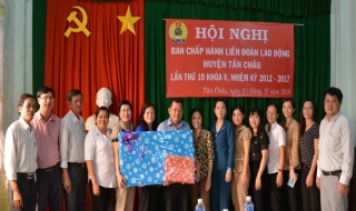 Tân Châu: Bầu bổ sung chức danh Phó chủ tịch LĐLĐ huyện