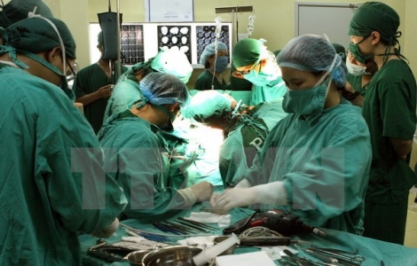 Bệnh viện tuyến quận phẫu thuật thành công chấn thương sọ não