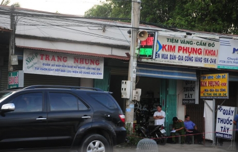 Một tiệm vàng ở Gò Dầu bị cướp giữa ban ngày