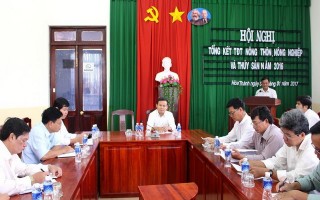 Hoà Thành: Tổng kết công tác tổng điều tra nông thôn, nông nghiệp và thuỷ sản năm 2016