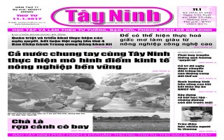 Điểm báo in Tây Ninh ngày 11.01.2017