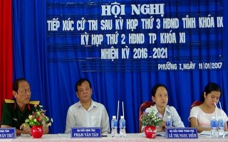 Chủ tịch UBND tỉnh tiếp xúc cử tri thành phố Tây Ninh