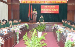 Sư đoàn 5 tổ chức phiên họp cuối năm 2016