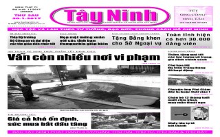 Điểm báo in Tây Ninh ngày 20.01.2017