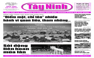 Điểm báo in Tây Ninh ngày 23.01.2017