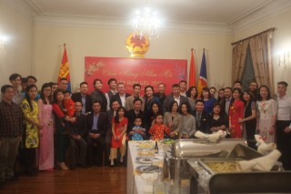 Ngày 25.1, Đại sứ quán Việt Nam tại Mông Cổ đã tổ chức Tết Cộng đồng nhân dịp Xuân Đinh Dậu 2017.