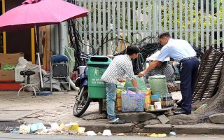 Vứt, thải rác trên vỉa hè, đường phố bị phạt tiền từ 5-7 triệu đồng