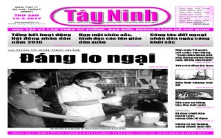 Điểm báo in Tây Ninh ngày 10.02.2017
