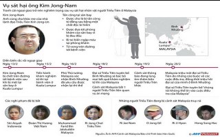 [Infographics] Toàn cảnh vụ sát hại anh trai của lãnh đạo Kim Jong Un