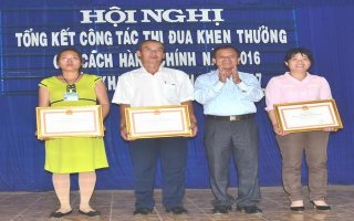 Huyện Dương Minh Châu: Tổng kết công tác thi đua, khen thưởng năm 2016