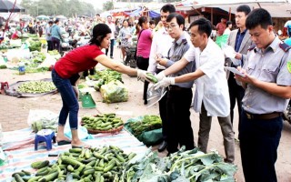 Tiếp tục mở rộng thanh tra chuyên ngành an toàn thực phẩm