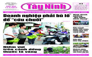 Điểm báo in Tây Ninh ngày 11.03.2017