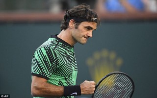 Tứ kết Indian Wells 2017: Federer “bất chiến tự nhiên thành”